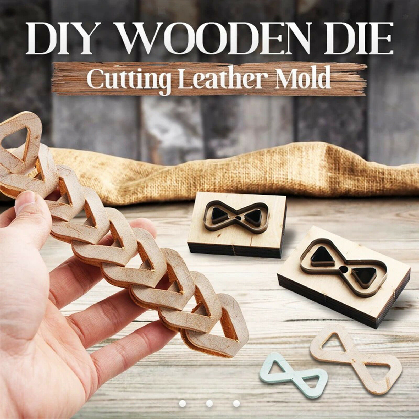 Multh-purpose Cutting Dies Leather Mold Wooden Die Cutting Leather Mold Tool